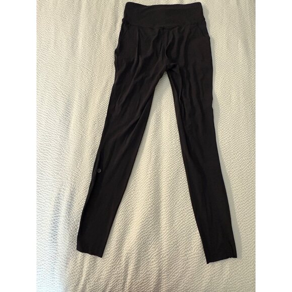 Lululemon Base Pace High-Rise Running Tight 28" Brushed Nulux Black Activewear 6 - Picture 7 of 10